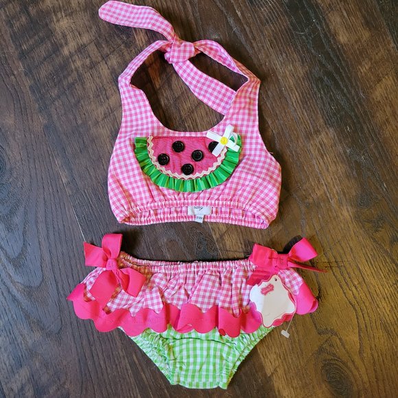Mud Pie Other - NWT Mud Pie Watermelon Bikini (please see size)